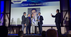 Francesco Monticone receives Felsen Award at the 2019 European Conference on Antennas and Propagation (EuCAP), on April 3 in Krakow, Poland
