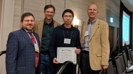 Zhiru Zhang and other attendees of the ACM/SIGDA International Symposium on Field-Programmable Gate Arrays 