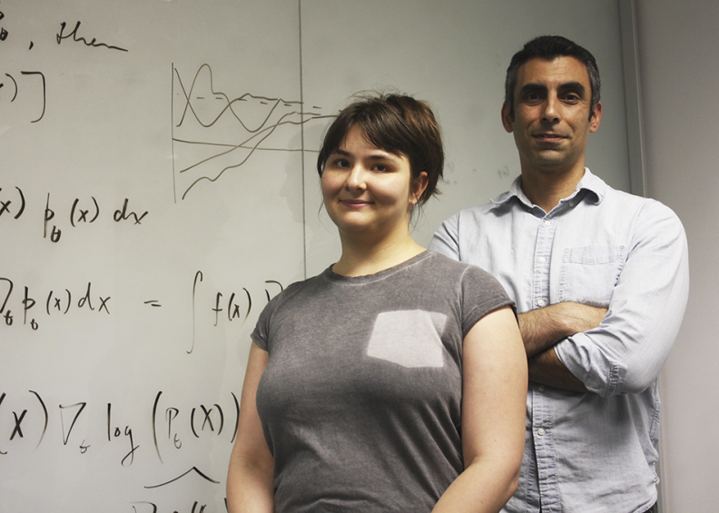 Ph.D. student Polina Alexeenko and associate professor Eilyan Bitar