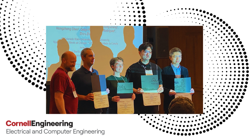 more about <span>Zhiru Zhang, Niansong Zhang, and Hongzheng Chen receive Best Paper Award at the International Symposium on Field-Programmable Gate Arrays</span>
